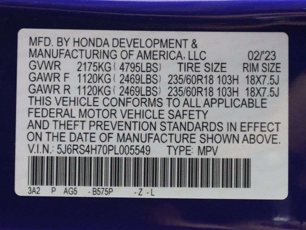 2023 Honda CR-V EX-L - 22610942 - 53