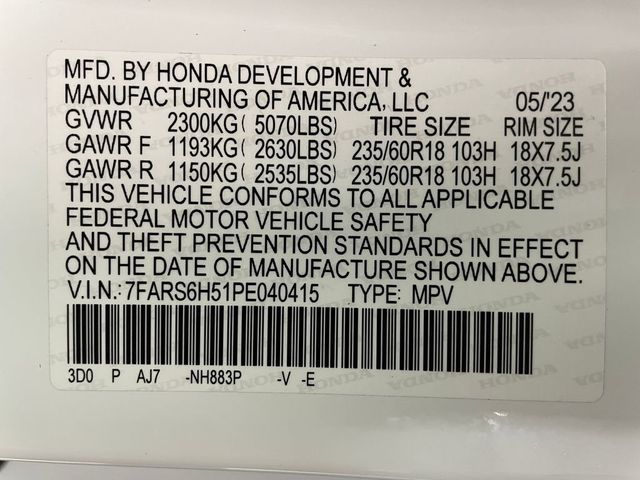 2023 Honda CR-V Hybrid Sport AWD w/o BSI - 22968500 - 46