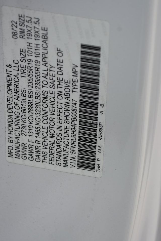 2023 Honda Odyssey Elite Automatic - 22893992 - 37