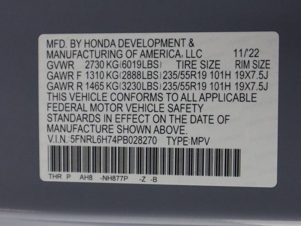 2023 Honda Odyssey Sport Automatic - 22640345 - 51