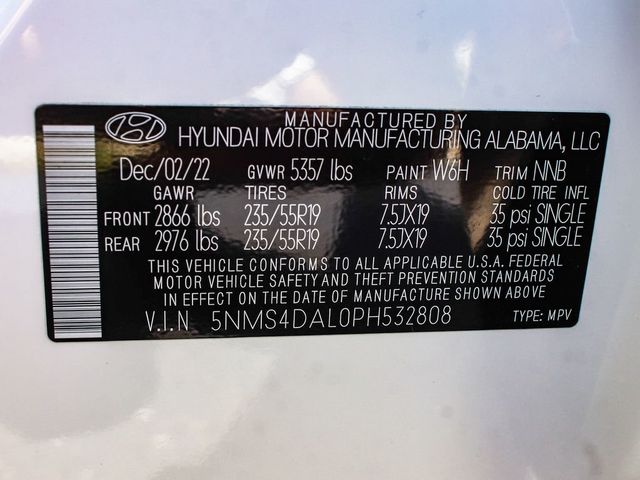 2023 Hyundai Santa Fe Limited - 23077248 - 14