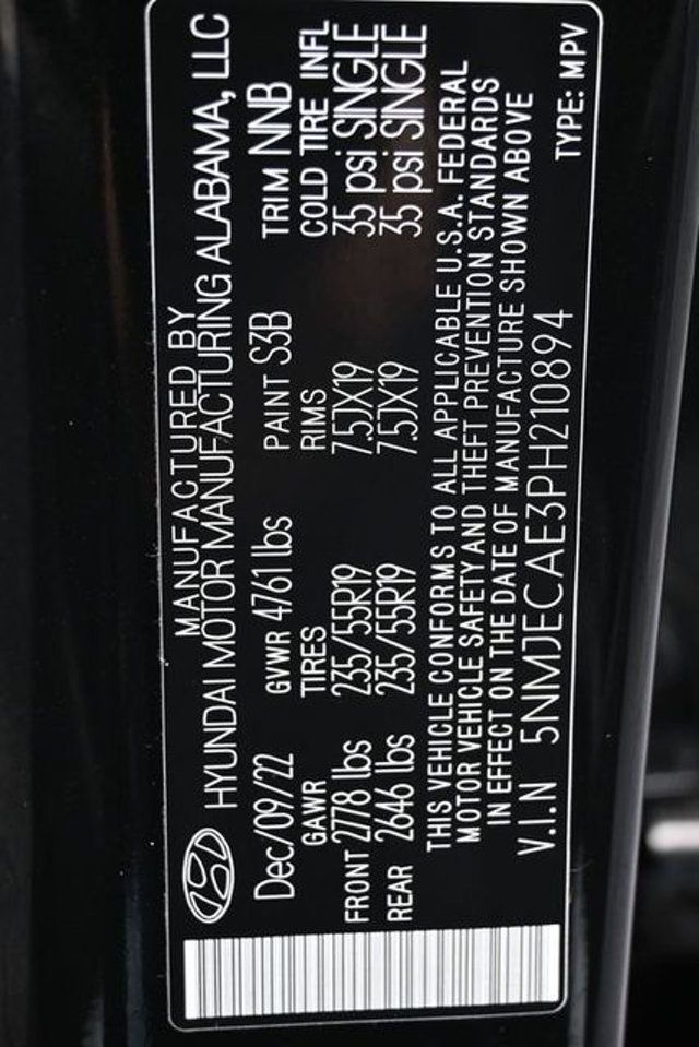 2023 Hyundai Tucson Limited AWD - 22993691 - 3