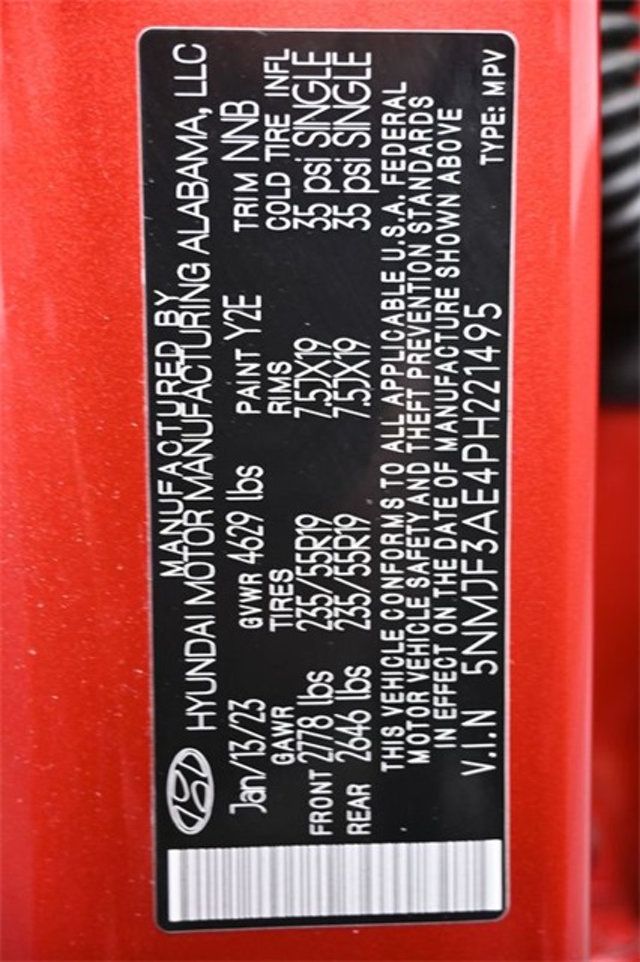 2023 Hyundai Tucson SEL FWD - 22954254 - 6