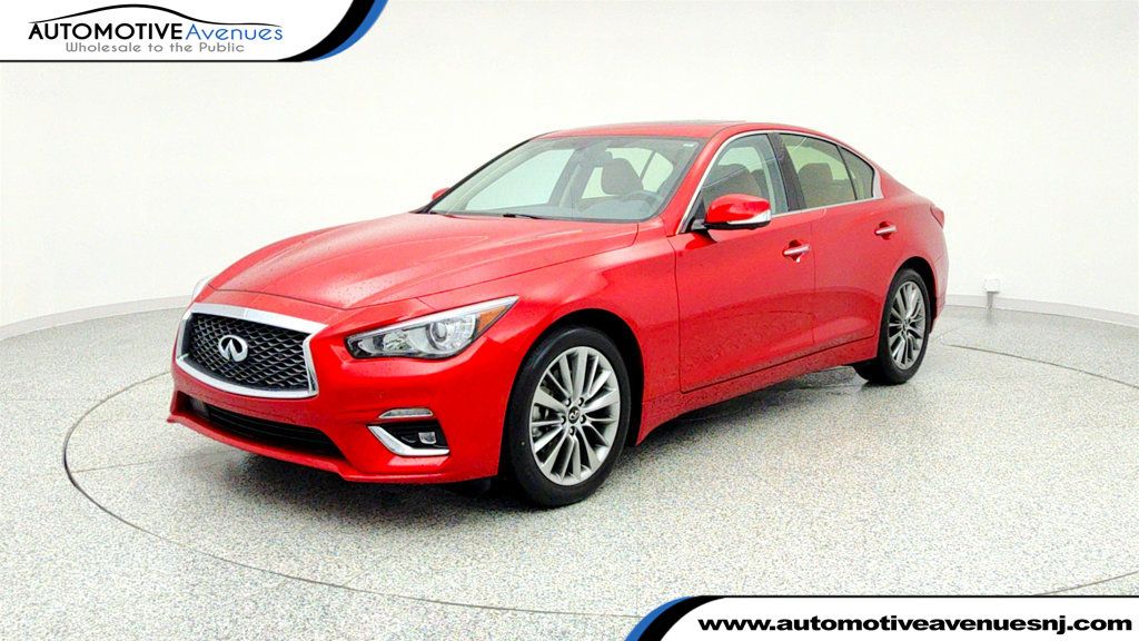 2023 INFINITI Q50 LUXE AWD with Premium Saddle Brown Interior - 22963385 | Video 1