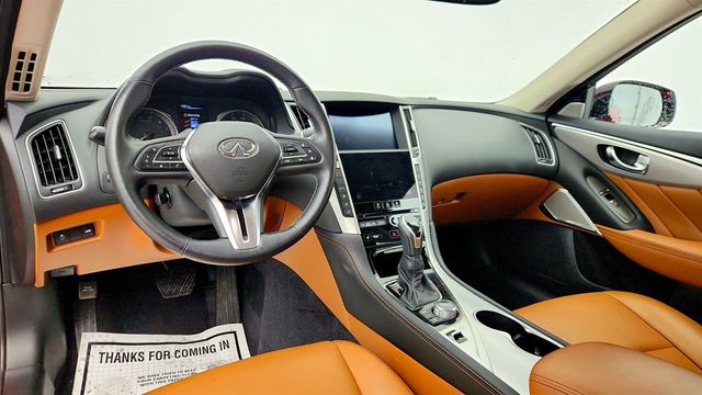 2023 INFINITI Q50 LUXE AWD with Premium Saddle Brown Interior - 22963385 - 12