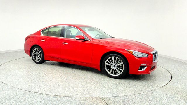 2023 INFINITI Q50 LUXE AWD with Premium Saddle Brown Interior - 22963385 - 2