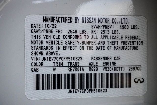 2023 INFINITI Q50 SENSORY RWD - 22941898 - 33