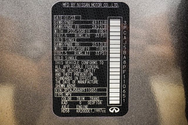 2023 INFINITI QX50 LUXE FWD - 22981504 - 40