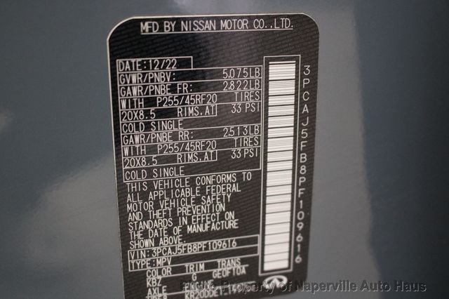 2023 INFINITI QX50 SPORT AWD - 23075256 - 45