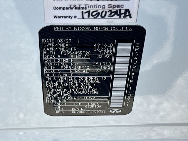 2023 INFINITI QX50 SPORT FWD - 23039799 - 22