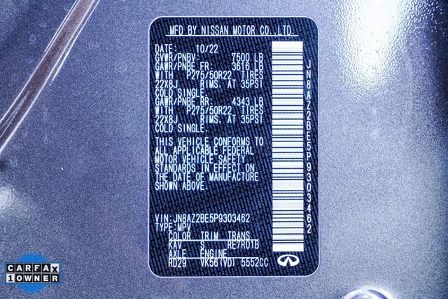 2023 INFINITI QX80 SENSORY AWD - 22974438 - 36