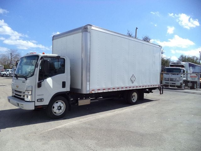 2023 Isuzu NPR HD Gas w/ 20ft x 96in H Box Truck Dry Cargo Box & Liftgate - 22986389 - 2