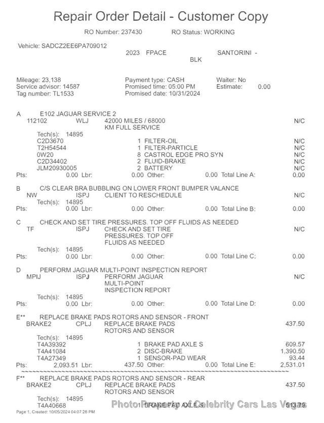 2023 Jaguar F-PACE SVR, $97k MSRP - 22918019 - 59