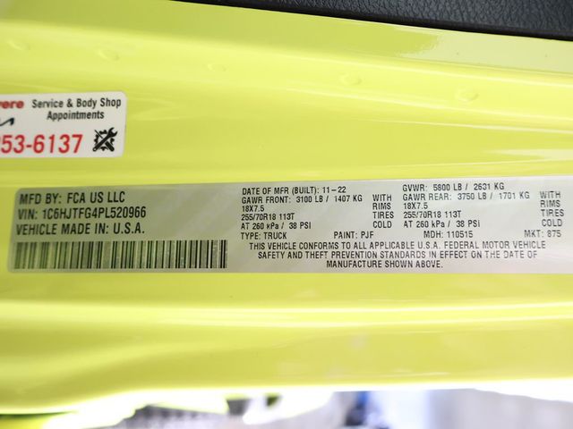 2023 Jeep Gladiator Overland 4x4 - 23034815 - 46