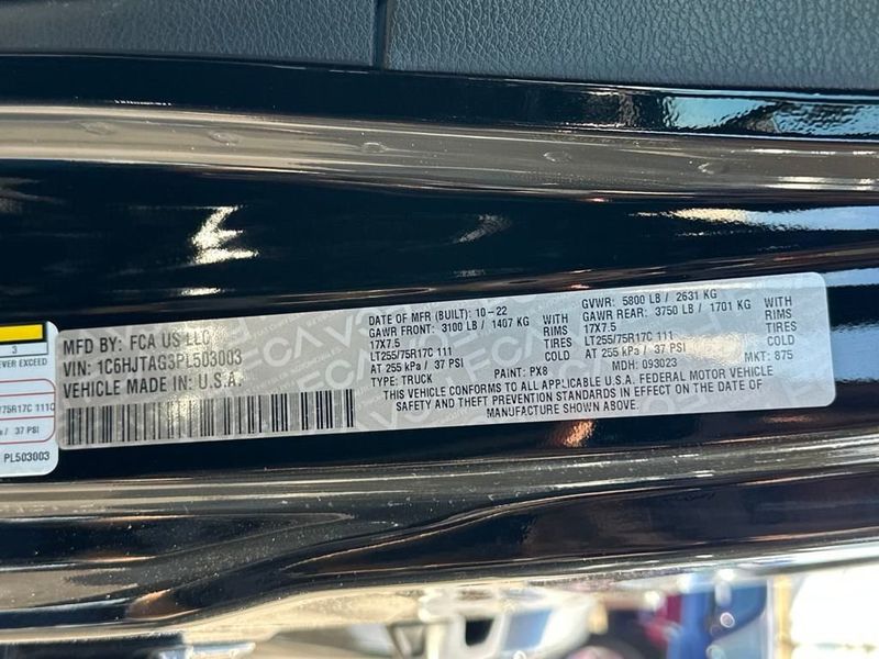 2023 Jeep Gladiator Willys 4x4 - 22936240 - 22