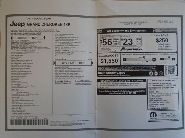 2023 Jeep Grand Cherokee 4xe 4x4 - 23057841 - 36