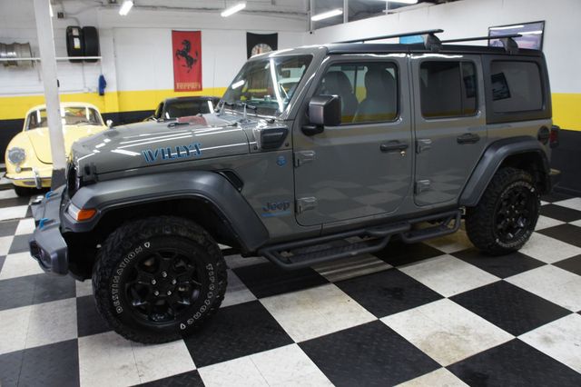 2023 Jeep Wrangler 4xe 1-Owner, 4XE, Willys, Running Boards, Roof Racks! - 23057021 - 22