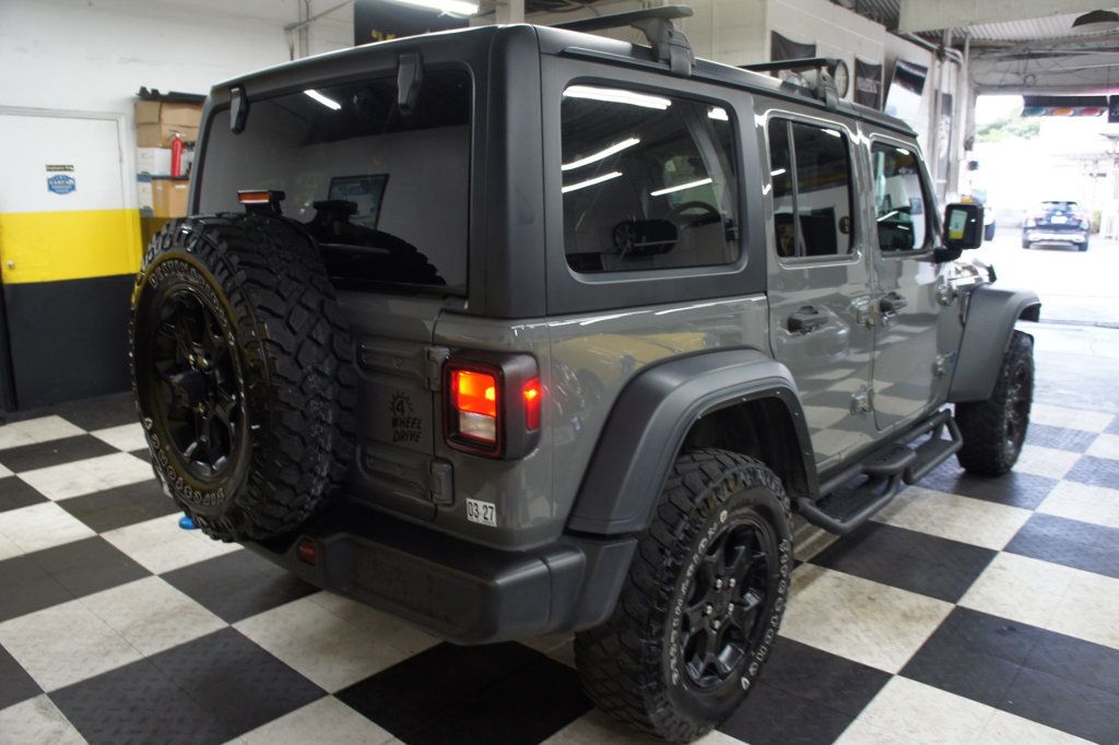 2023 Jeep Wrangler 4xe 1-Owner, 4XE, Willys, Running Boards, Roof Racks! - 23057021 - 43