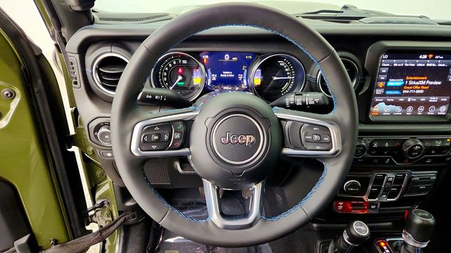 2023 Jeep Wrangler 4xe Rubicon 4x4 w/ Black Hard Top, Leather & Cold Weather Group - 23091928 - 12