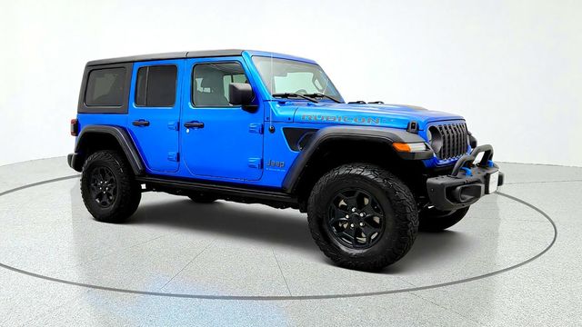 2023 Jeep Wrangler 4xe Rubicon 4xe 20th Anniversary w/ Remote Start & 3-Piece Hard Top - 23091797 - 2