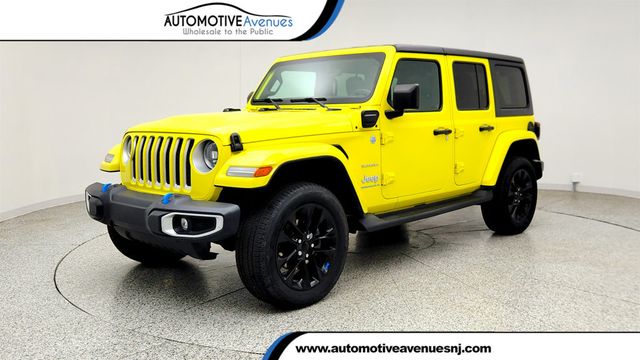 2023 Jeep Wrangler 4xe Sahara 4x4 w/ Black Hard Top & Cold Weather Group - 23043144 - 0