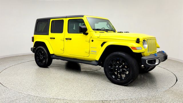 2023 Jeep Wrangler 4xe Sahara 4x4 w/ Black Hard Top & Cold Weather Group - 23043144 - 2
