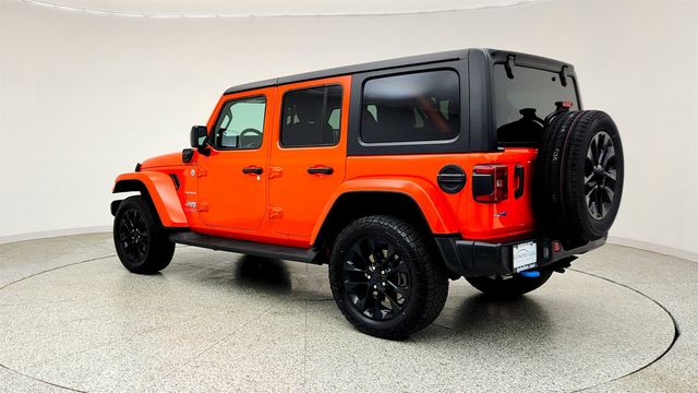 2023 Jeep Wrangler 4xe Sahara 4x4 w/ Cold Weather Group & Black 3-Piece Hard Top - 23039460 - 6