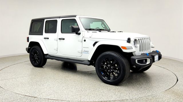 2023 Jeep Wrangler 4xe Sahara 4x4 w/ Cold Weather Group, Dual-Top Group & Side Steps - 23035204 - 2
