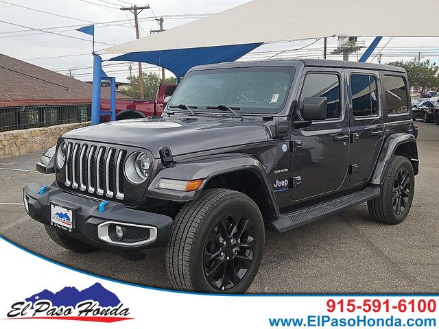 Used 2023 Jeep Wrangler 4xe Sahara 4XE with VIN 1C4JJXP61PW513253 for sale in El Paso, TX