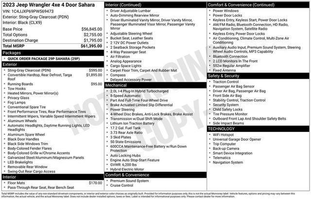 2023 Jeep Wrangler 4xe Sahara 4xe - 22952144 - 5