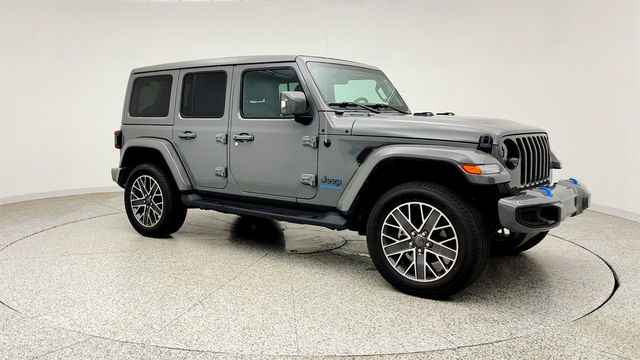 2023 Jeep Wrangler 4xe Sahara High Altitude 4x4 w/ Sky One-Touch Top & Heated Seats - 23040235 - 2