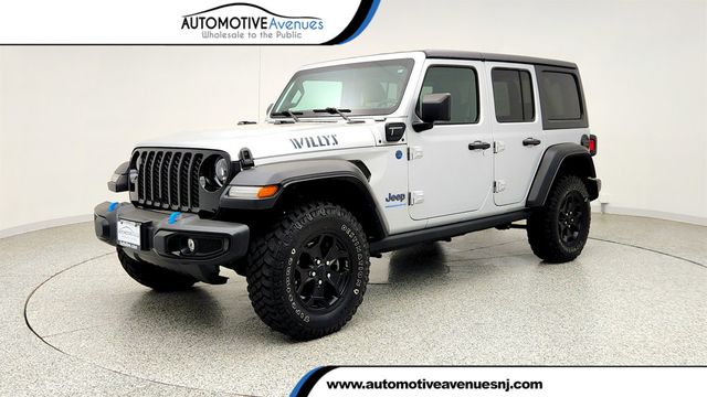 2023 Jeep Wrangler 4xe Willys 4x4 w/ Black 3-Piece Hard Top & Cold Weather Group - 23034772 - 0