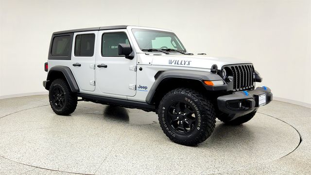 2023 Jeep Wrangler 4xe Willys 4x4 w/ Black 3-Piece Hard Top & Cold Weather Group - 23034772 - 2