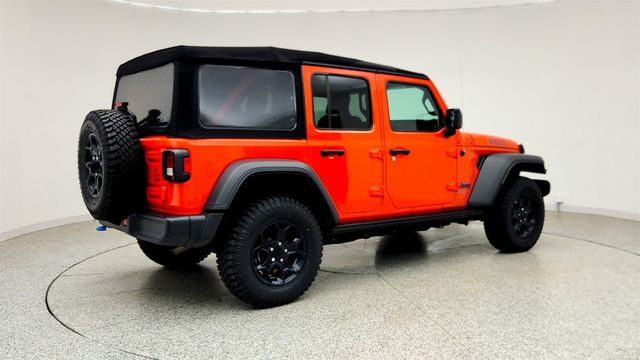 2023 Jeep Wrangler 4xe Willys 4x4 w/ Sunrider Soft Top & Rock Slider Step Assist - 23038841 - 4
