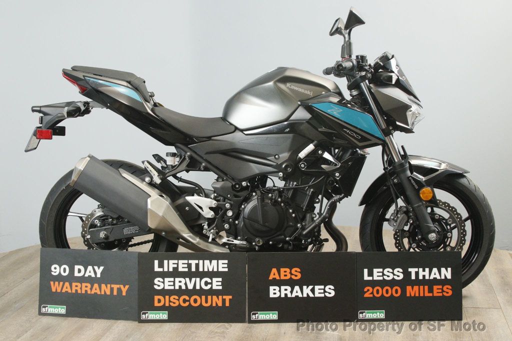 2023 Kawasaki Z400 ABS One Owner,1919 Miles - 22997683 - 4