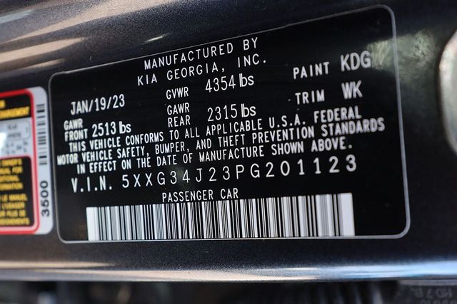 2023 KIA K5 EX Automatic FWD - 22963199 - 30