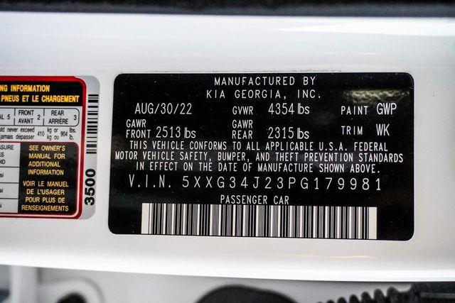 2023 Kia K5 EX Automatic FWD - 22949319 - 31