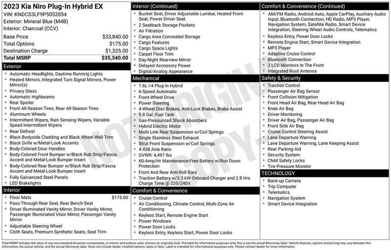 2023 Kia Niro Plug-In Hybrid EX FWD - 22991585 - 5