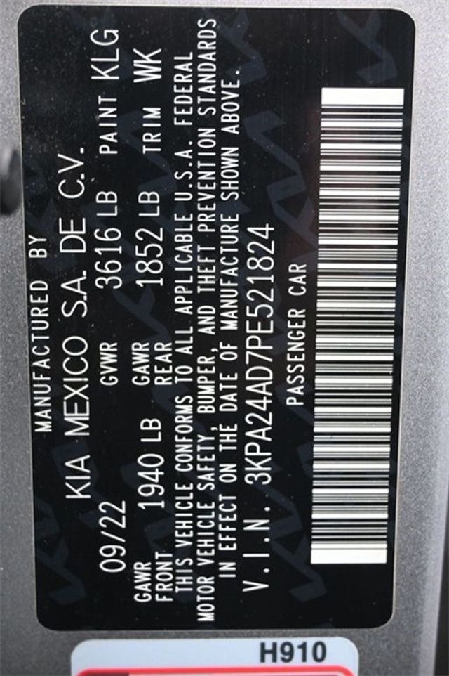 2023 Kia Rio S IVT - 22974698 - 8