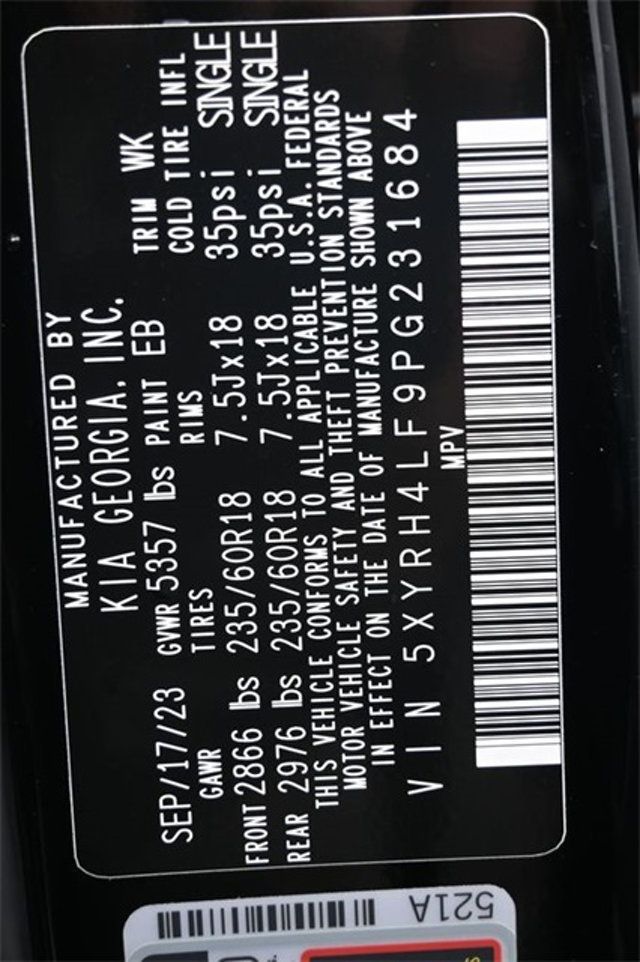 2023 Kia Sorento EX FWD - 22948361 - 7