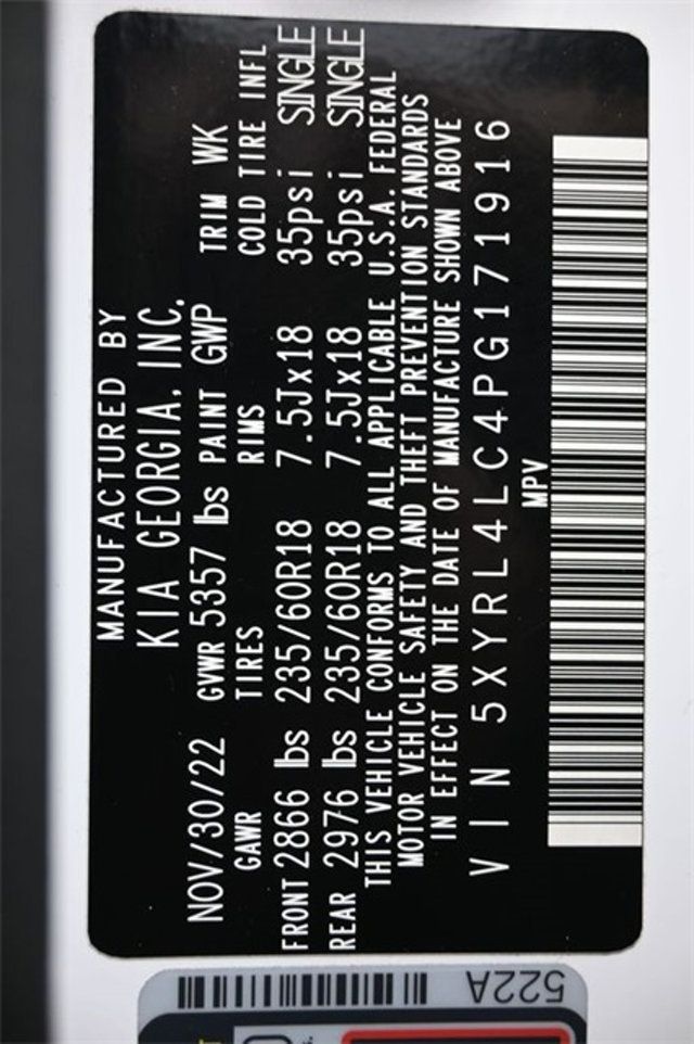 2023 Kia Sorento S FWD - 22954814 - 6