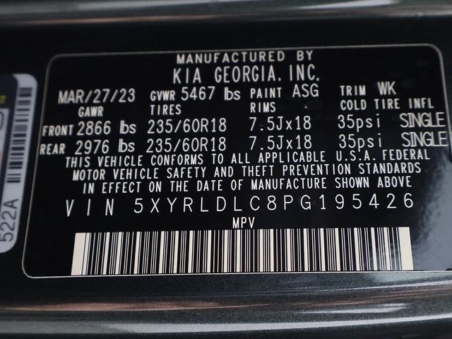 2023 Kia Sorento X-Line S AWD - 22958379 - 57