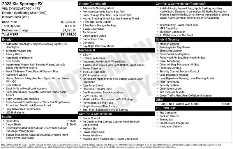 2023 Kia Sportage EX AWD - 22980620 - 5