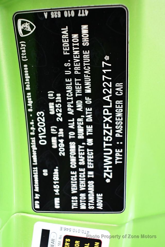 2023 Lamborghini Huracan EVO Spyder RWD - 22009028 - 27