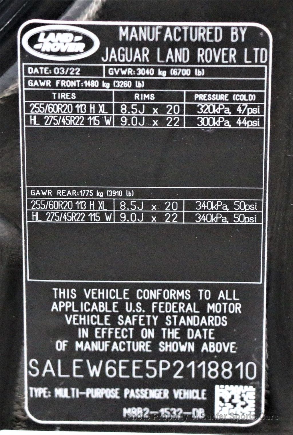 2023 Land Rover Defender 90 V8 AWD - 22484668 - 60