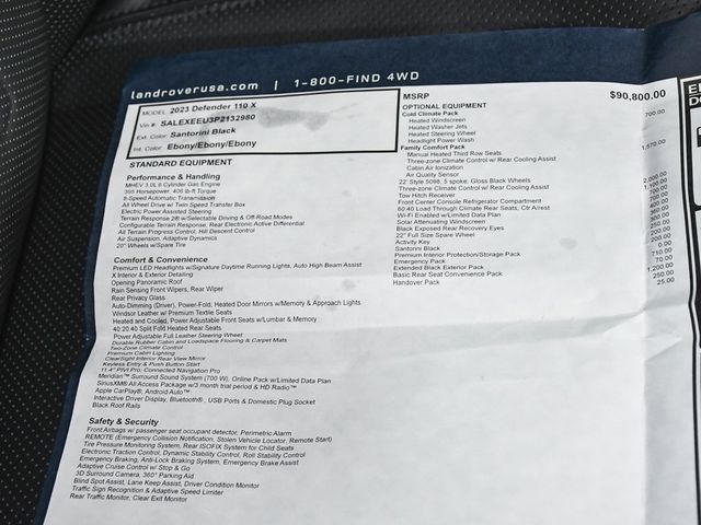 2023 Land Rover Defender 110 X - 22905846 - 75