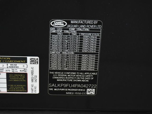 2023 Land Rover Range Rover SE - 23068978 - 20