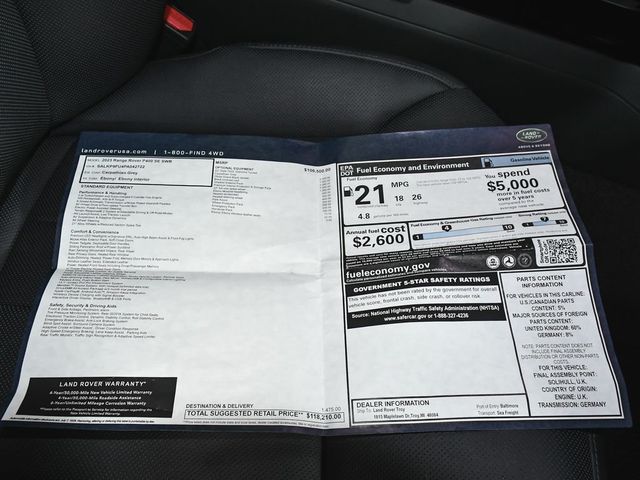 2023 Land Rover Range Rover SE - 23068978 - 59