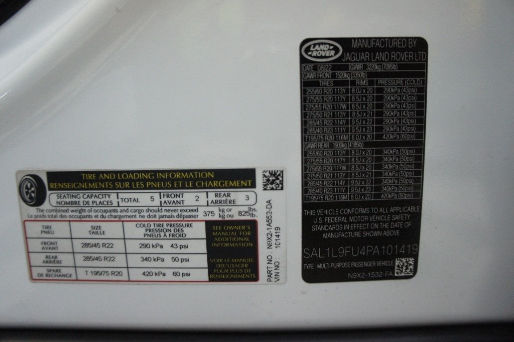2023 Land Rover Range Rover Sport Immaculate, P400 SE Dynamic - 22929034 - 53