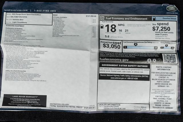 2023 Land Rover Range Rover Sport P530 First Edition - 23071910 - 59